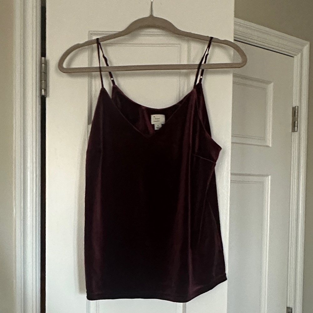 Elegant Velvet Camisole Top
